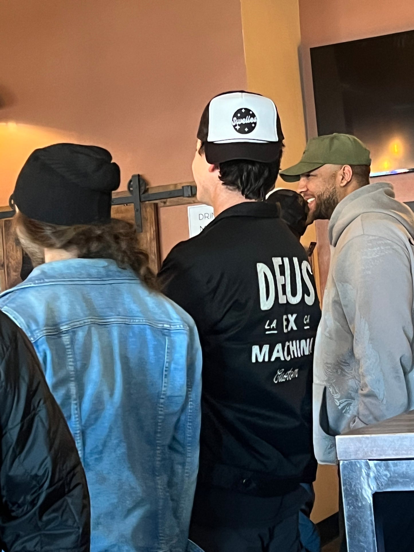 Swelles Trucker Hat - Black and White